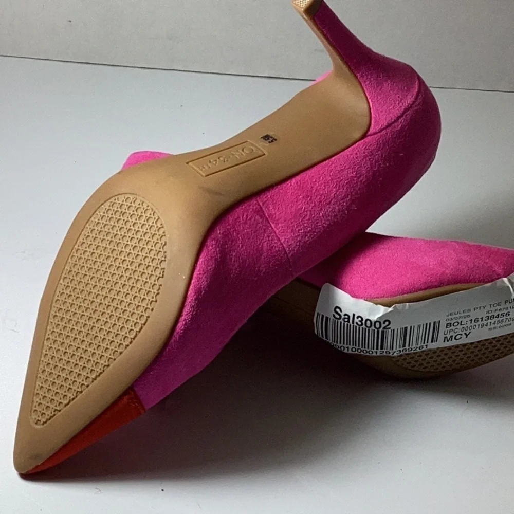 On.34th Pink and Red Women's Pump